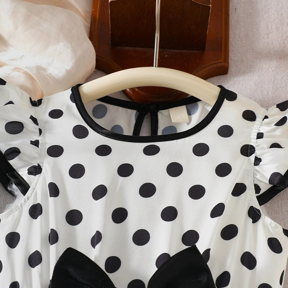 Mid Length Dresses For Baby Girls Children Clothes For 2 To 7 Years Old