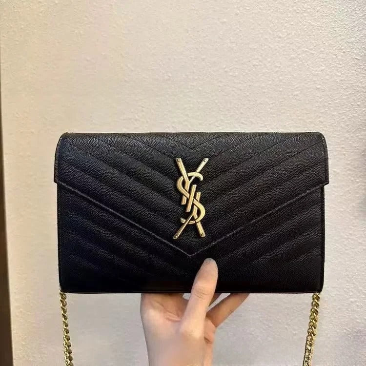 Crossbody Leather Fish Roe Dot Pattern Women's Bag
