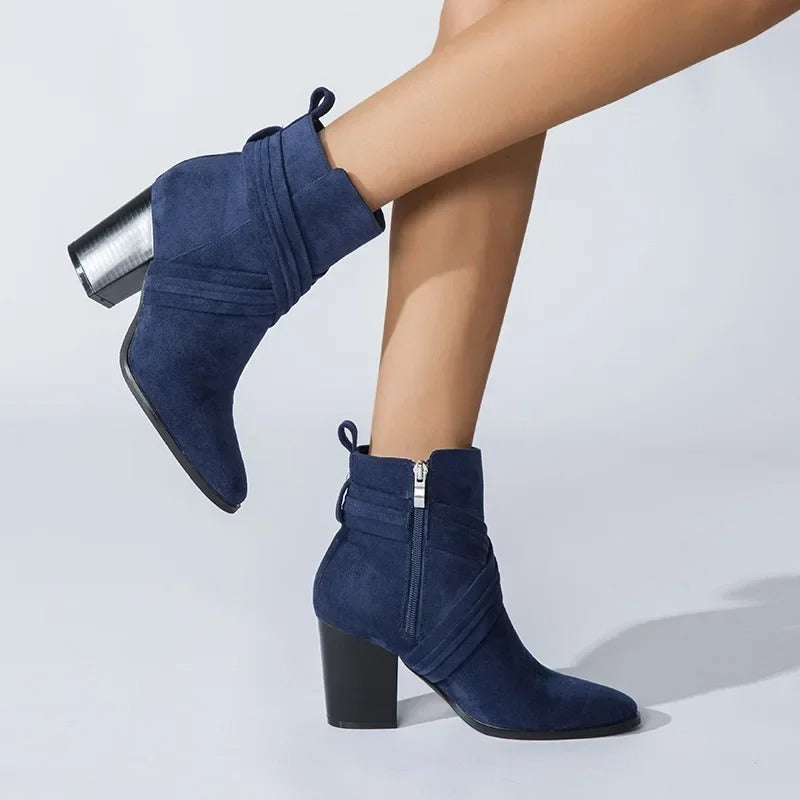 Ankle Boots for Women New Fashion Woman Autumn Pointed Toe