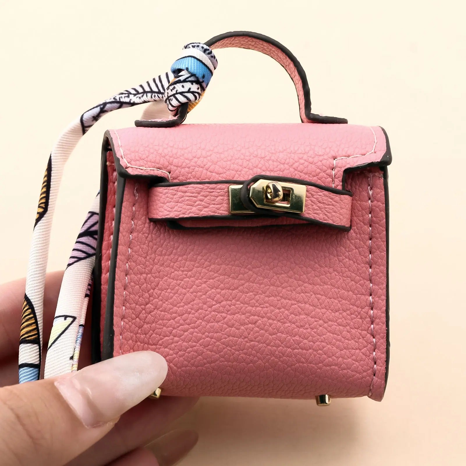 Hanging Ribbon Bag Charms Keychain for Women