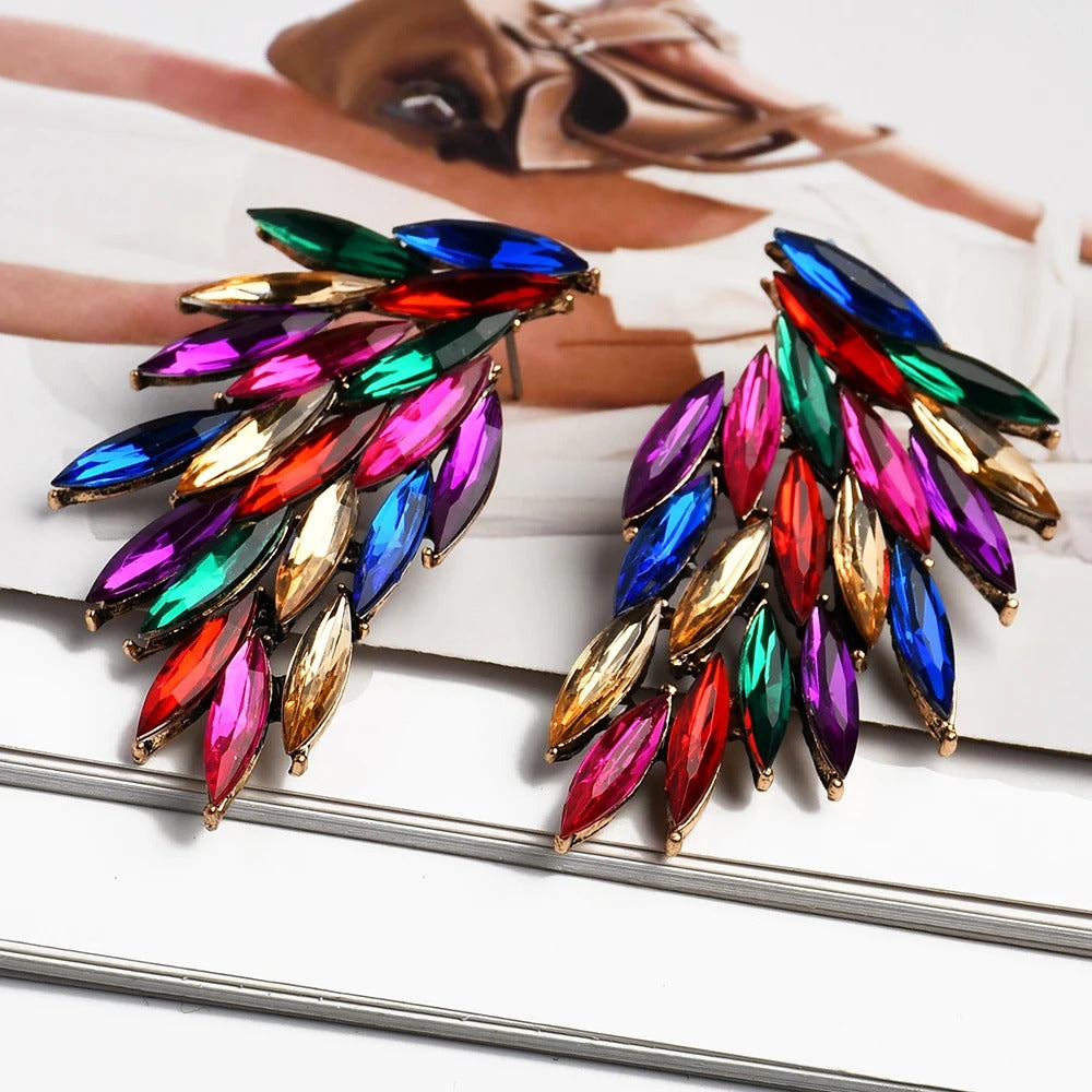 Crystal Stud Earrings For Women