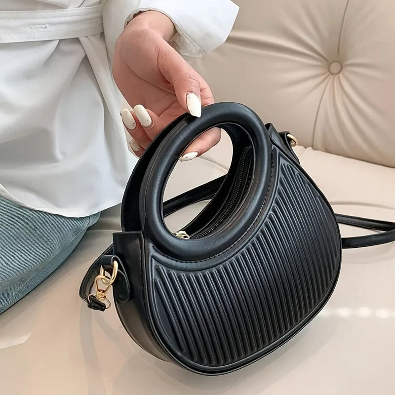 Synthetic Leather Handbag, Purse, Luxury Look Shoulder Bag for Everyday Use.