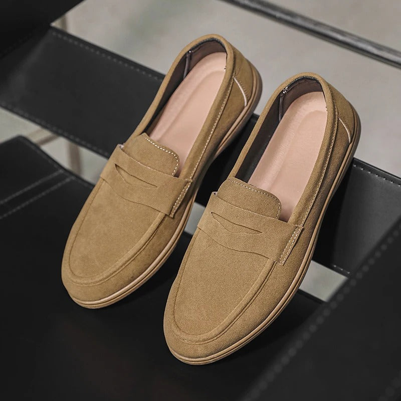 Men's Slip On Loafers Preppy Lightweight