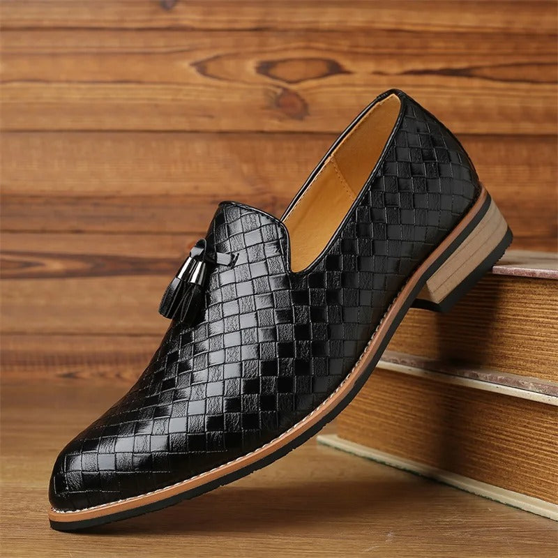 Men Luxury Casual Shoes Autumn Leather Loafers Office