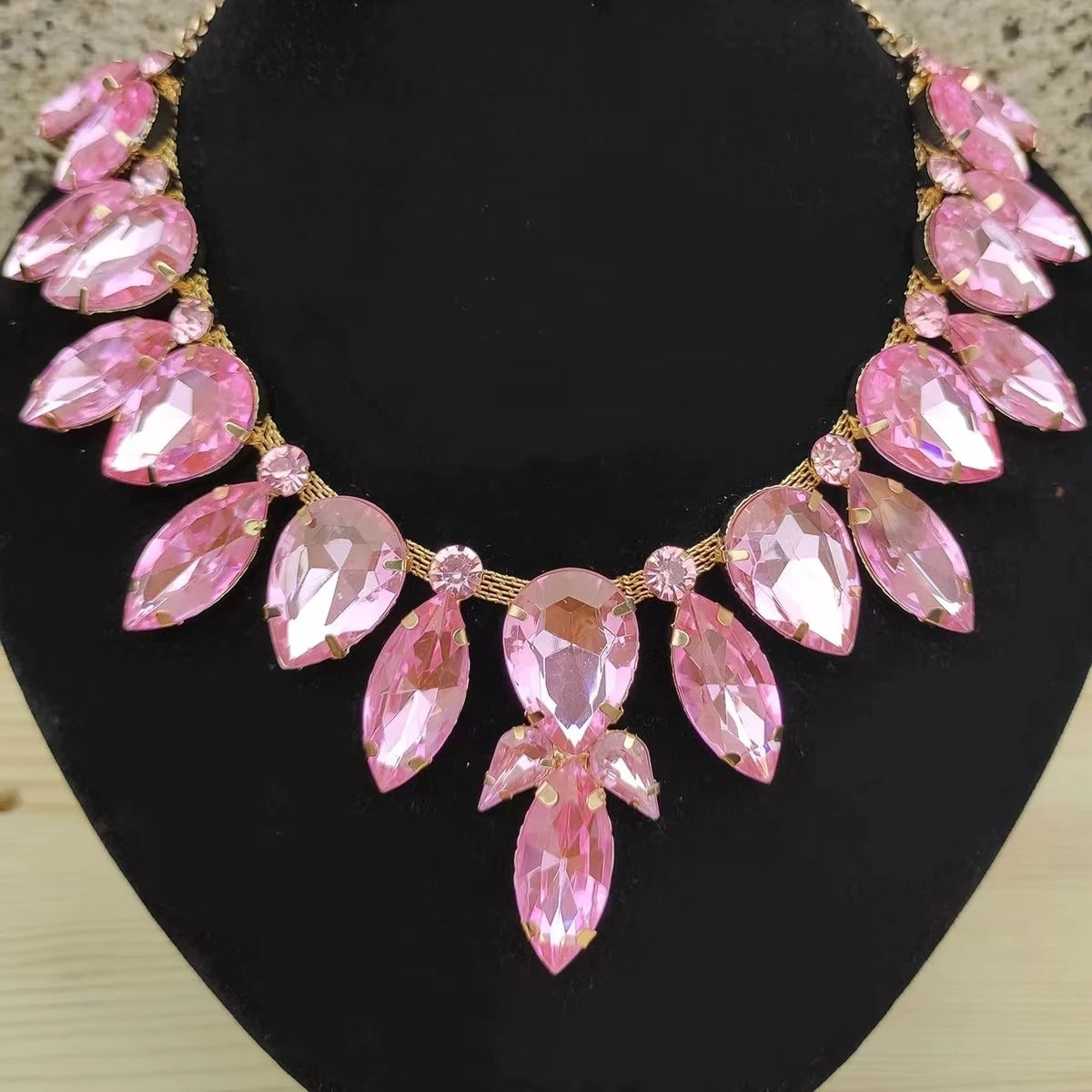 Colorful Rhinestone Necklace
