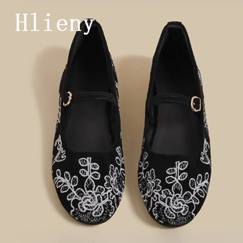 Strap Ladies Ballet Sneaker