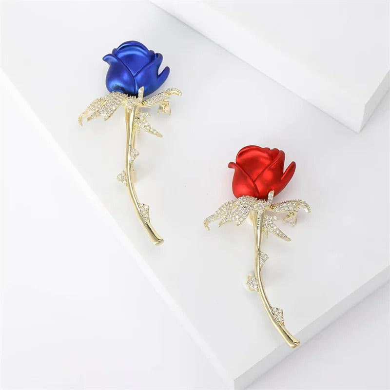 Rose Flower Brooches for Women