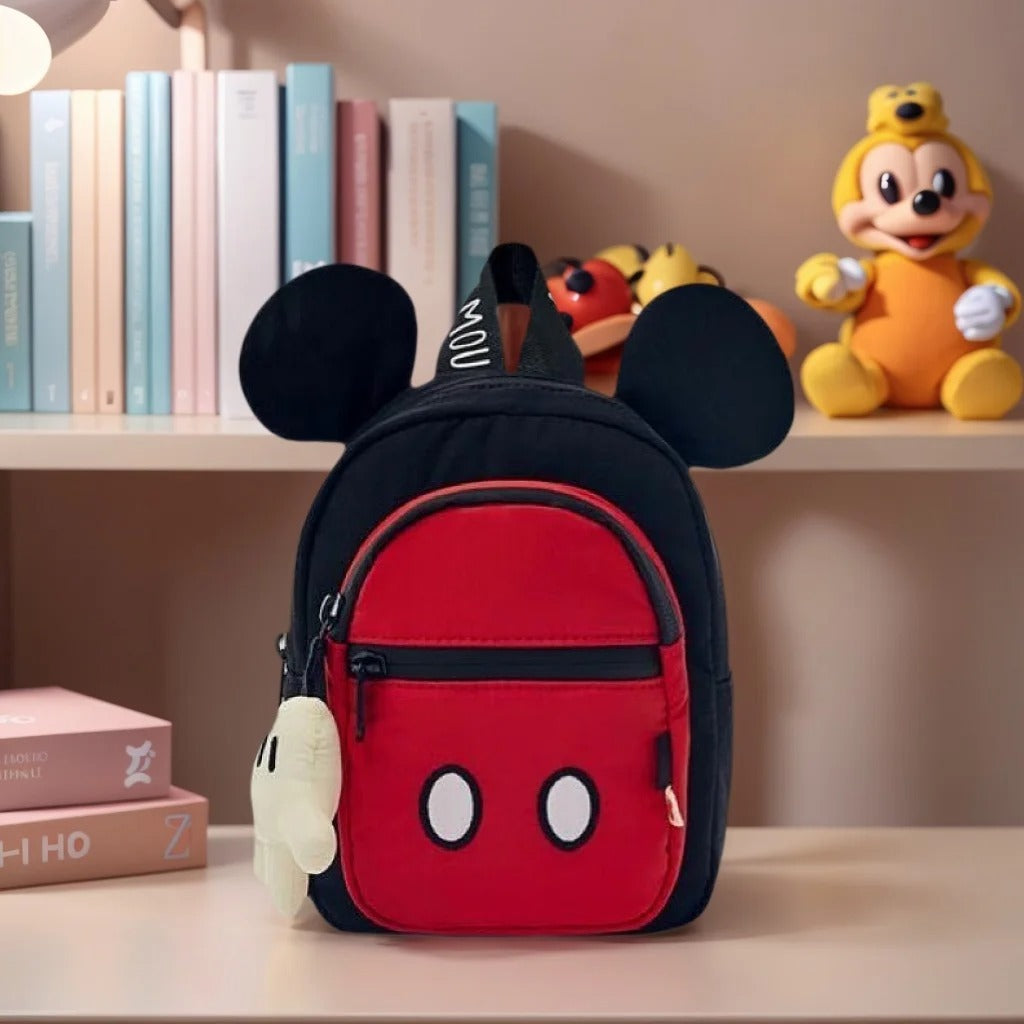 Mickey Backpack Three Layer Disney Schoolbag