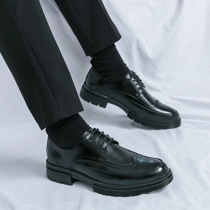 Men's Dress Shoes Fashion Office Business Leather Shoes