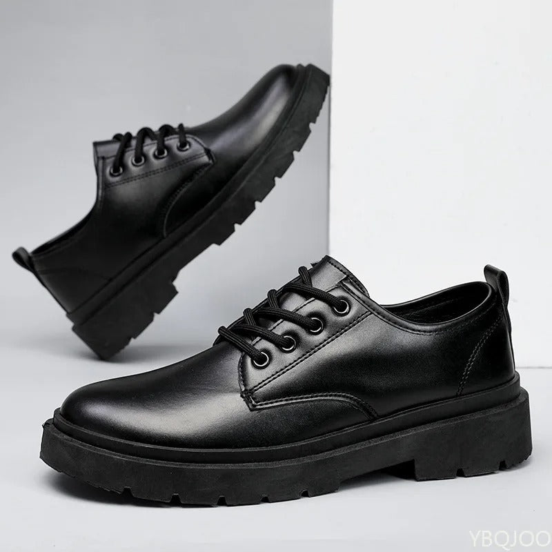Simple Comfortable Anti slip Wear resistant Round Head Men's Shoes