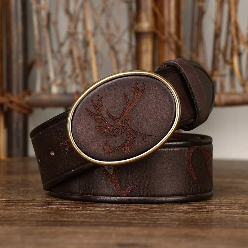 3.8CM Pure Cowhide High Quality Genuine Leather Belts for Men Brand Strap