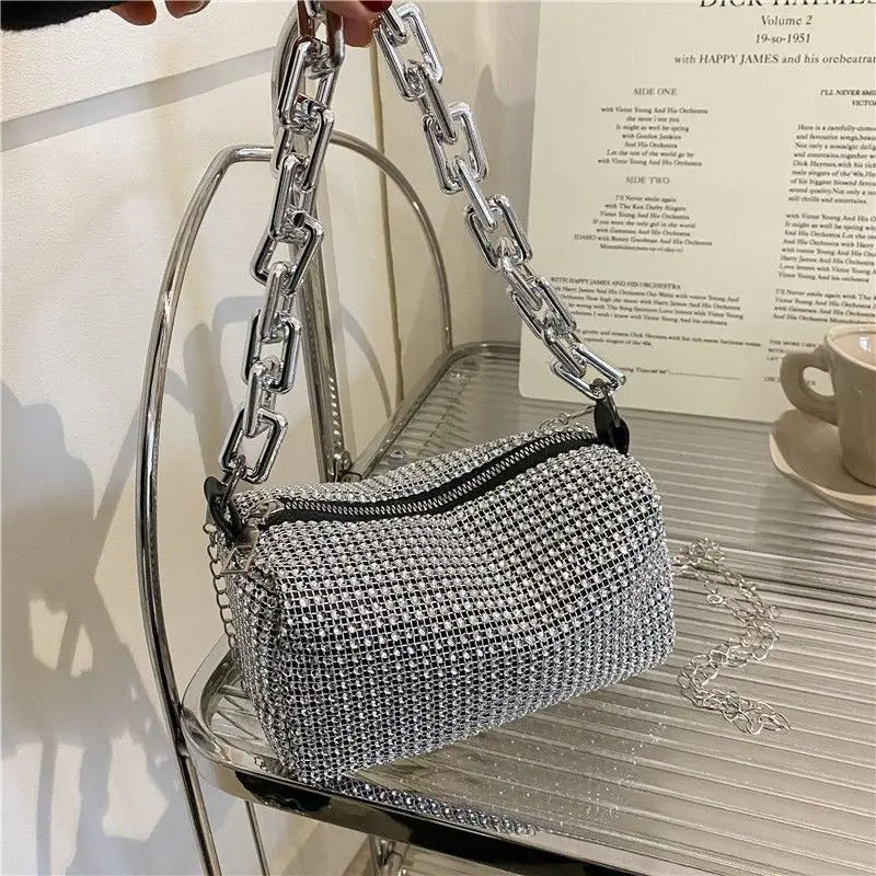 Glitter Chain Prom Purse,