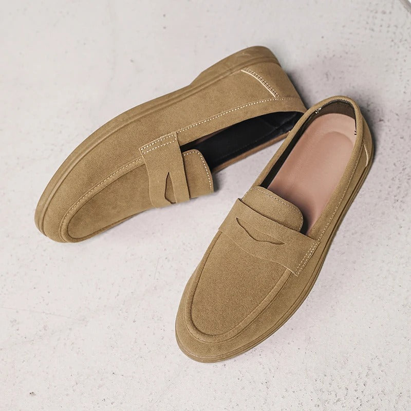 Men's Slip On Loafers Preppy Lightweight