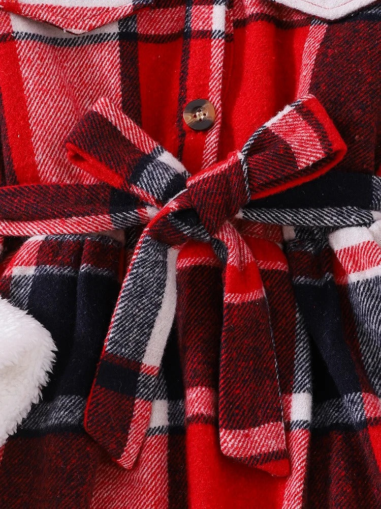 Checkered Dress Hat Two Piece Set.