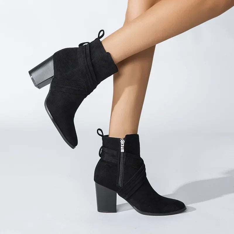 Ankle Boots for Women New Fashion Woman Autumn Pointed Toe