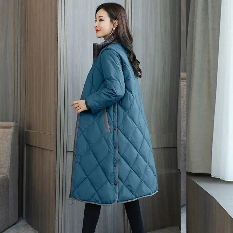 Winter Female Casual Parkas Outwear