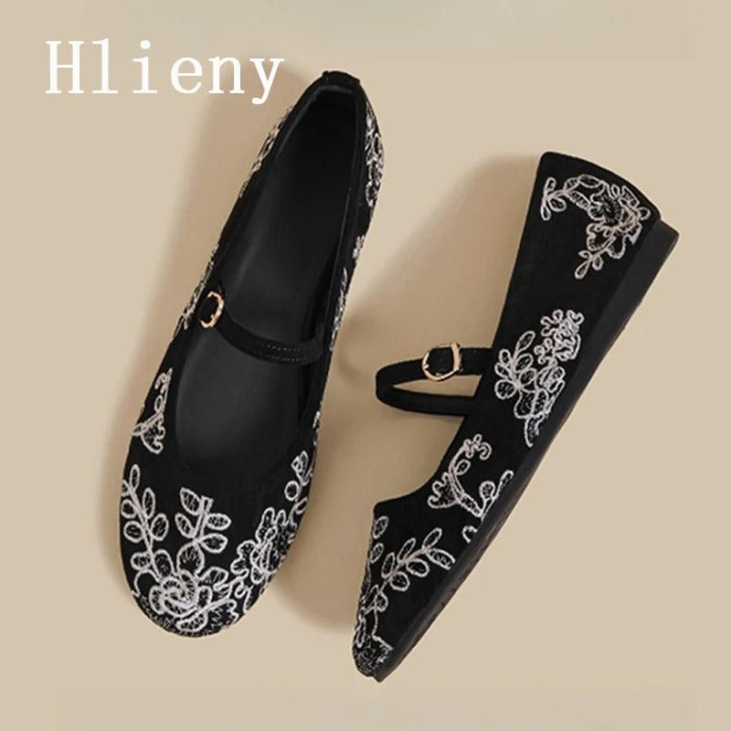 Strap Ladies Ballet Sneaker