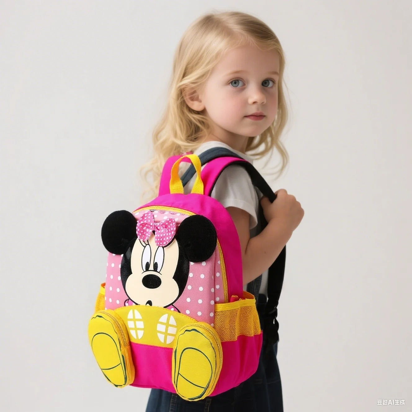 Mickey Mouse Multiple Pockets Children's Backpack