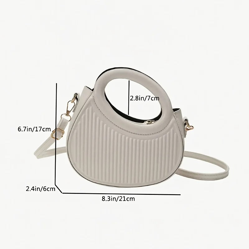 Synthetic Leather Handbag, Purse, Luxury Look Shoulder Bag for Everyday Use.