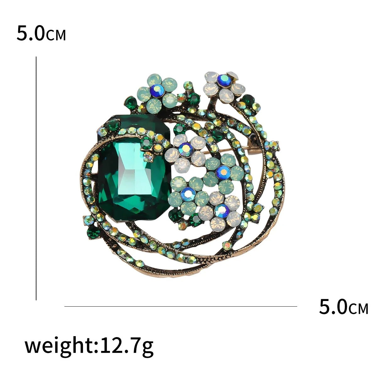Flower Pins Banquet Party Backpack Brooches