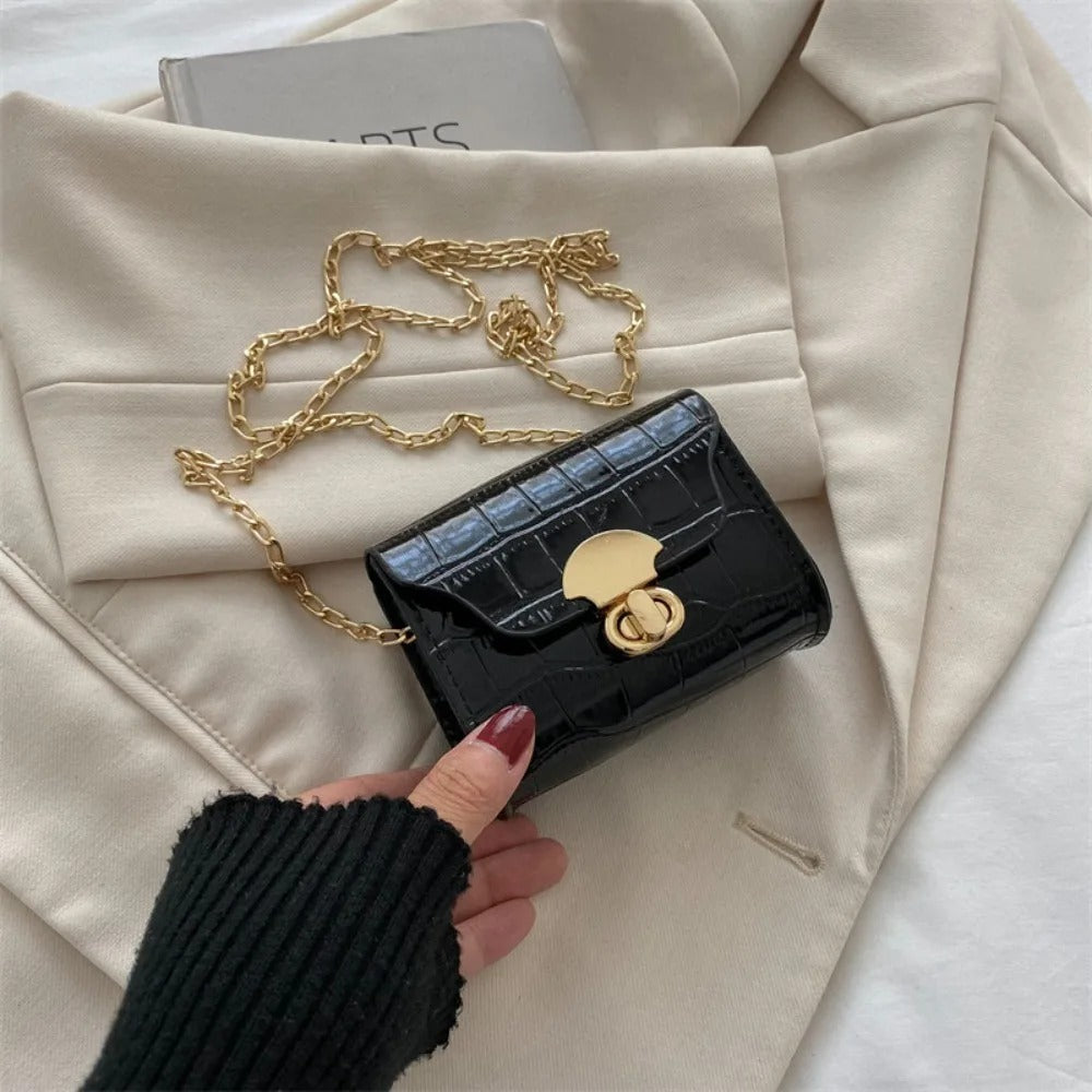 Mini fashionable shoulder crossbody small box bag,