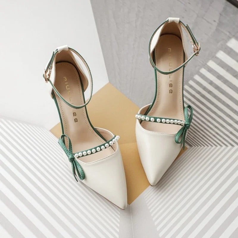 White high heels, women's summer 2026 new