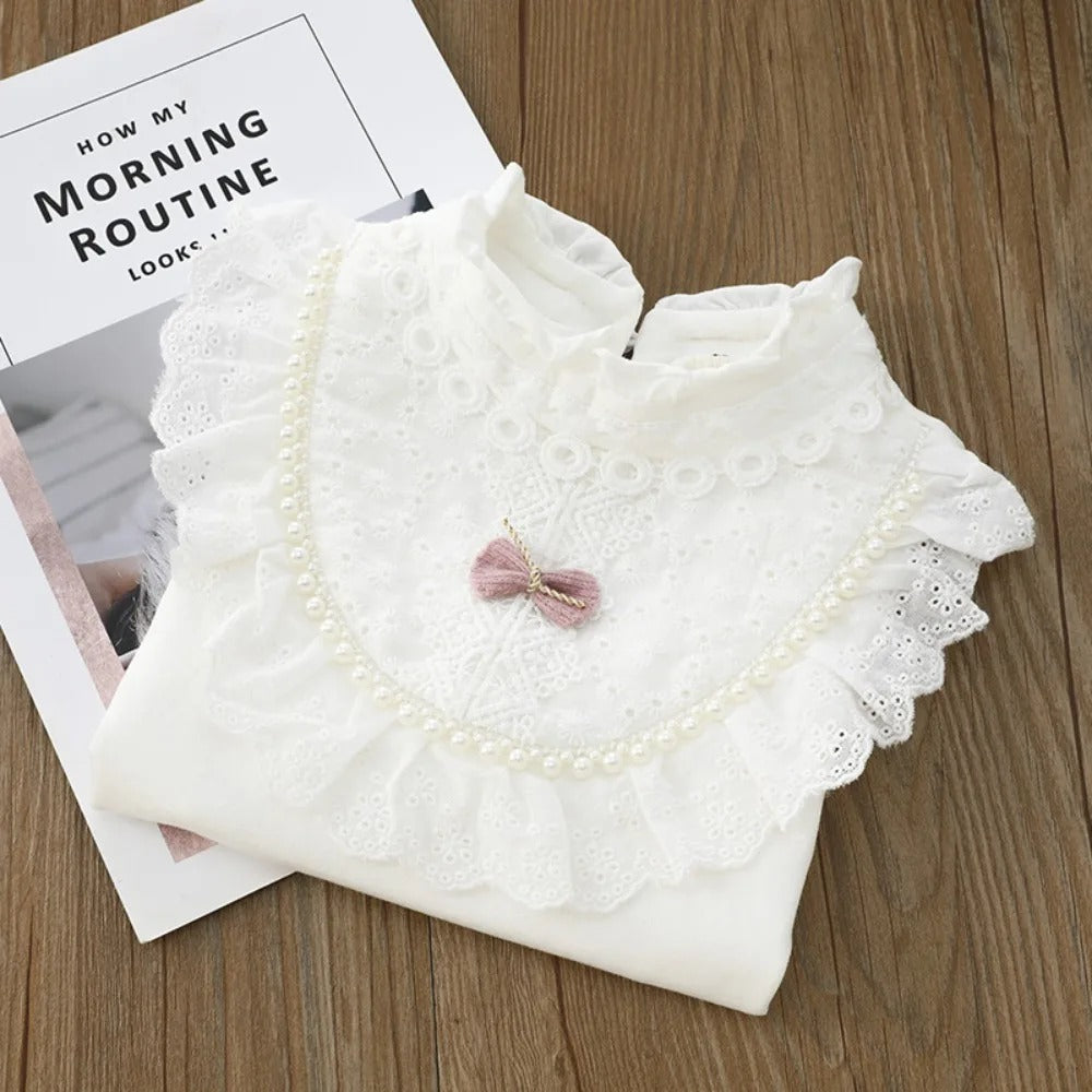 Cute Long Sleeve Y2k Top Kids Clothes Children's Clothing Girls Shirts.