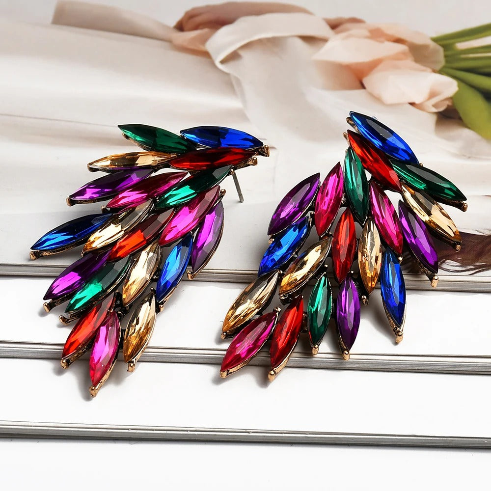 Crystal Stud Earrings For Women