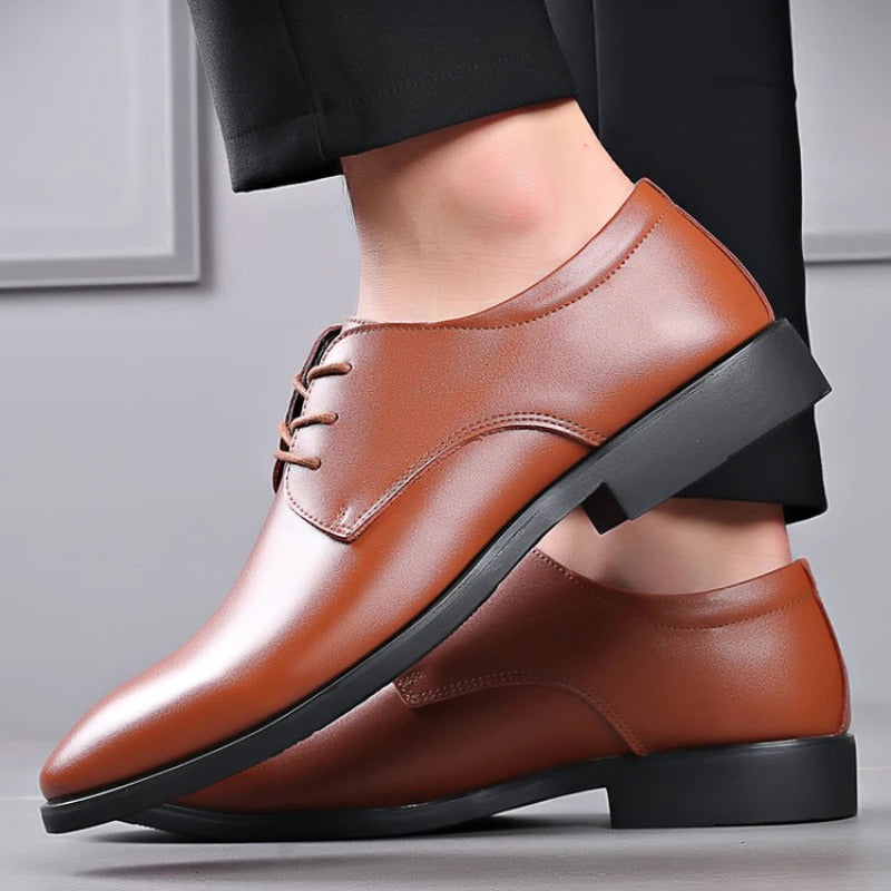 Men's new business leather Shoes Soft soled Work