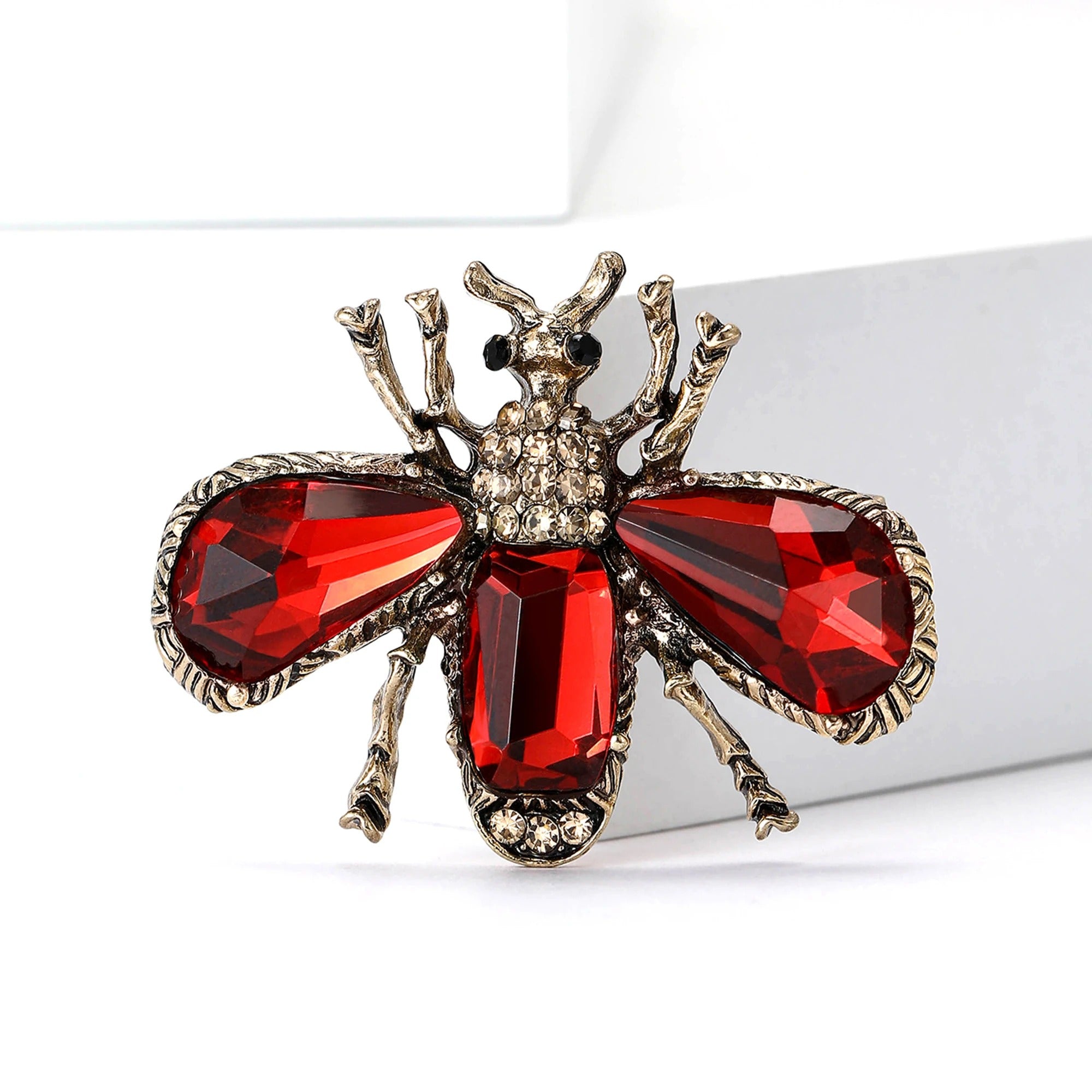 Rhinestone Bee Brooches for Women
