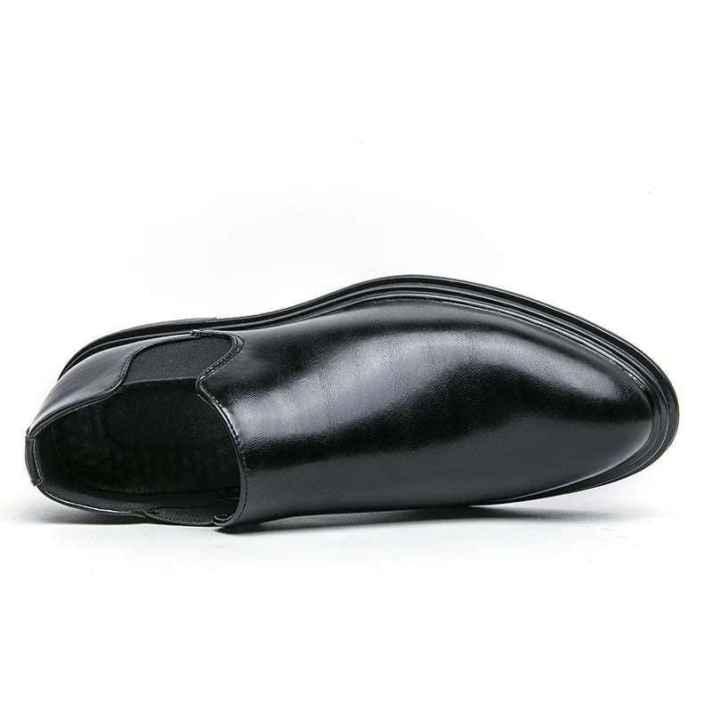 Men's riding boots British low-top short leather boots