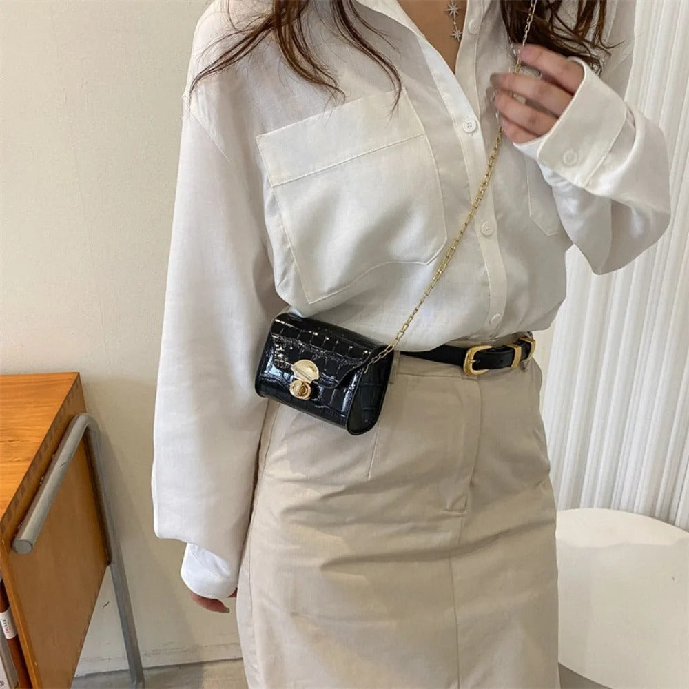 Mini fashionable shoulder crossbody small box bag,
