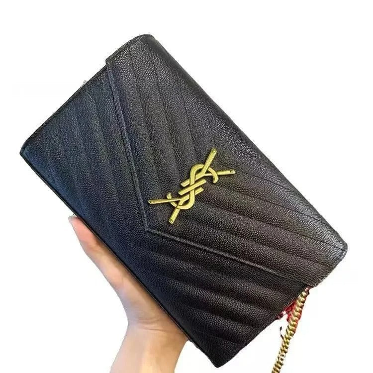 Crossbody Leather Fish Roe Dot Pattern Women's Bag
