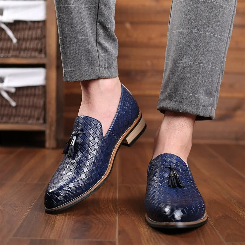 Men Luxury Casual Shoes Autumn Leather Loafers Office