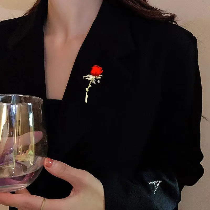 Rose Flower Brooches for Women
