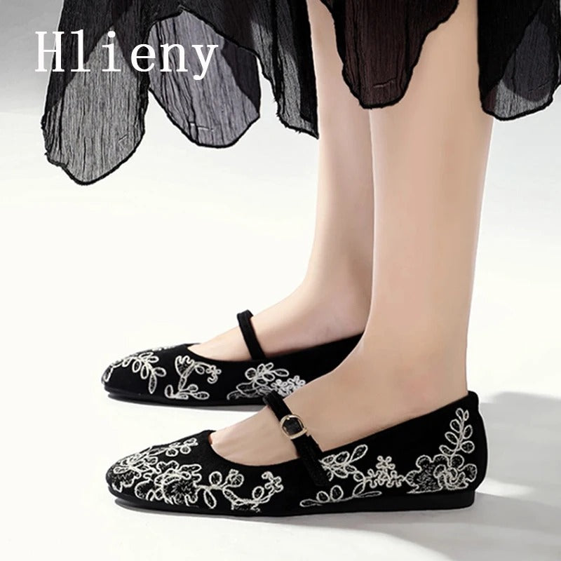 Strap Ladies Ballet Sneaker