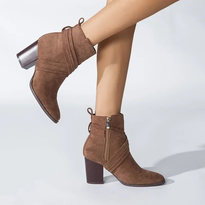 Ankle Boots for Women New Fashion Woman Autumn Pointed Toe