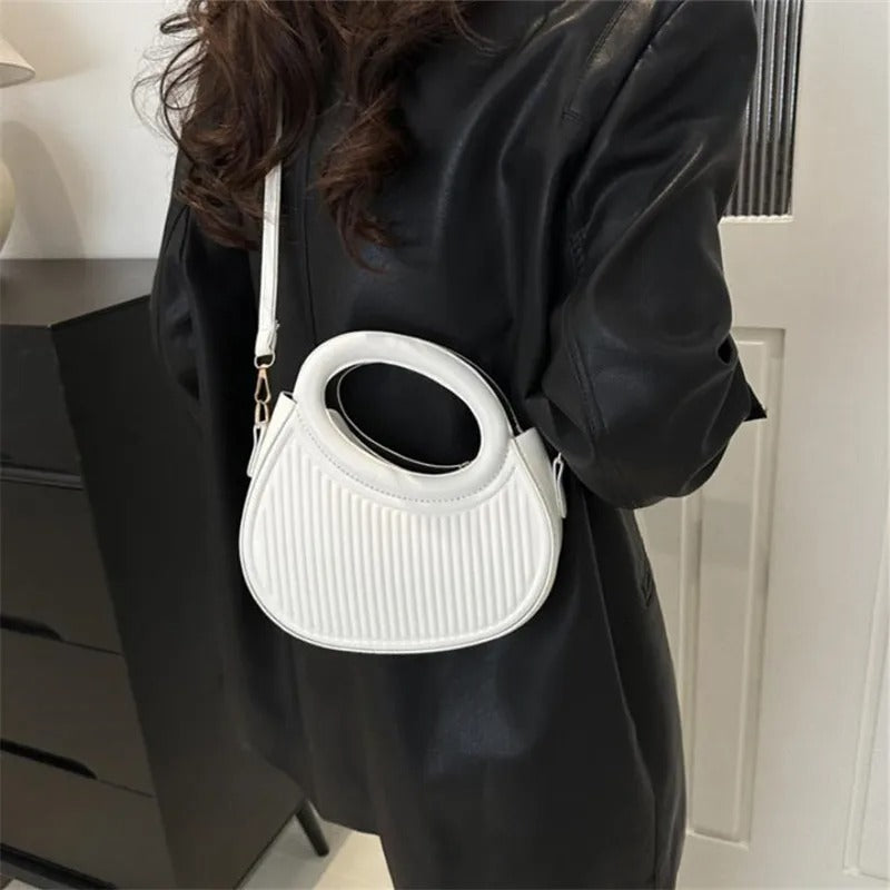 Synthetic Leather Handbag, Purse, Luxury Look Shoulder Bag for Everyday Use.