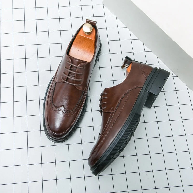 Men's Dress Shoes Fashion Office Business Leather Shoes