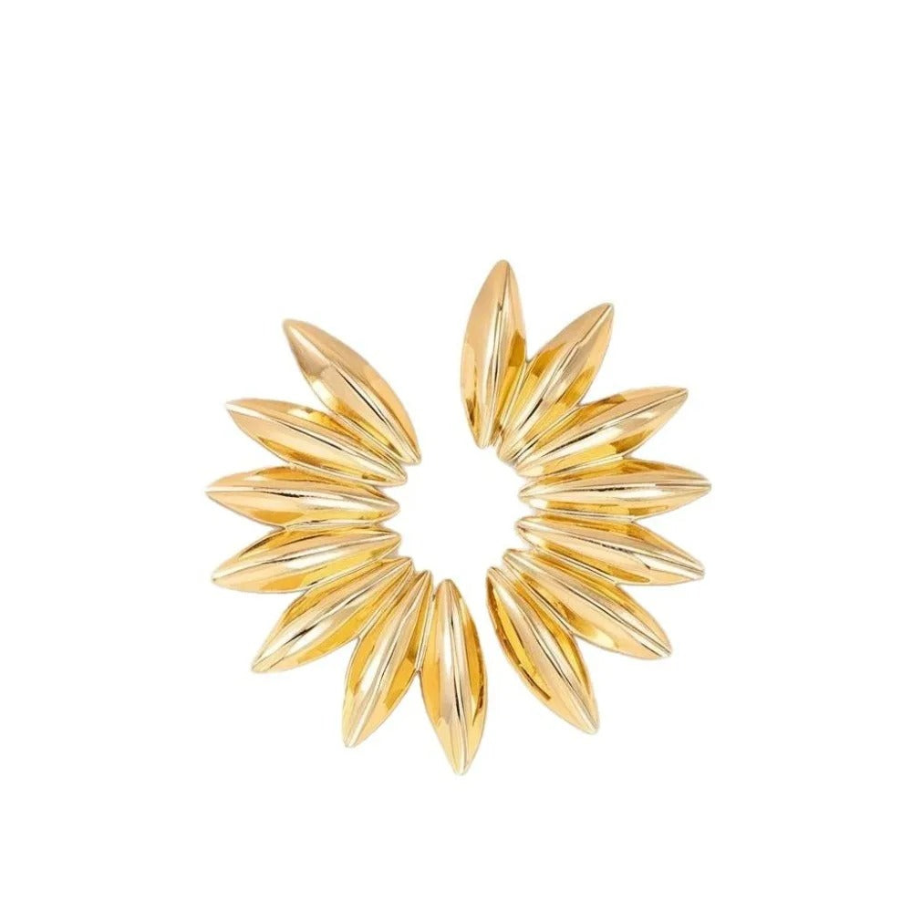 Thorny Line Stud Earrings for Women