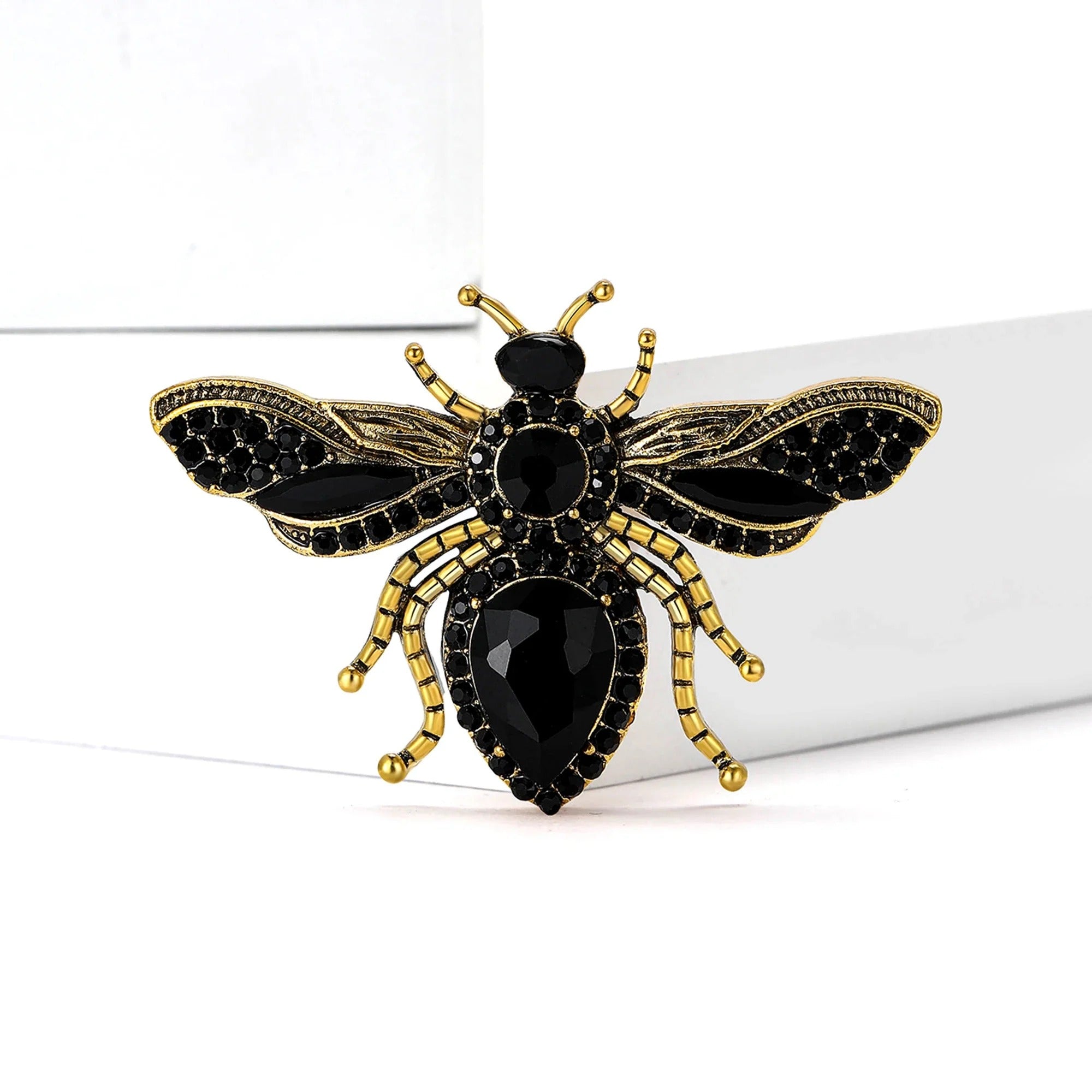 Rhinestone Bee Brooches for Women