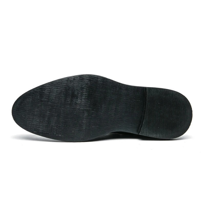 Men's riding boots British low-top short leather boots