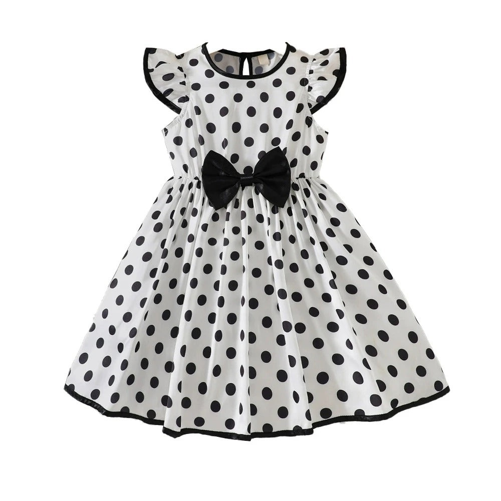 Mid Length Dresses For Baby Girls Children Clothes For 2 To 7 Years Old