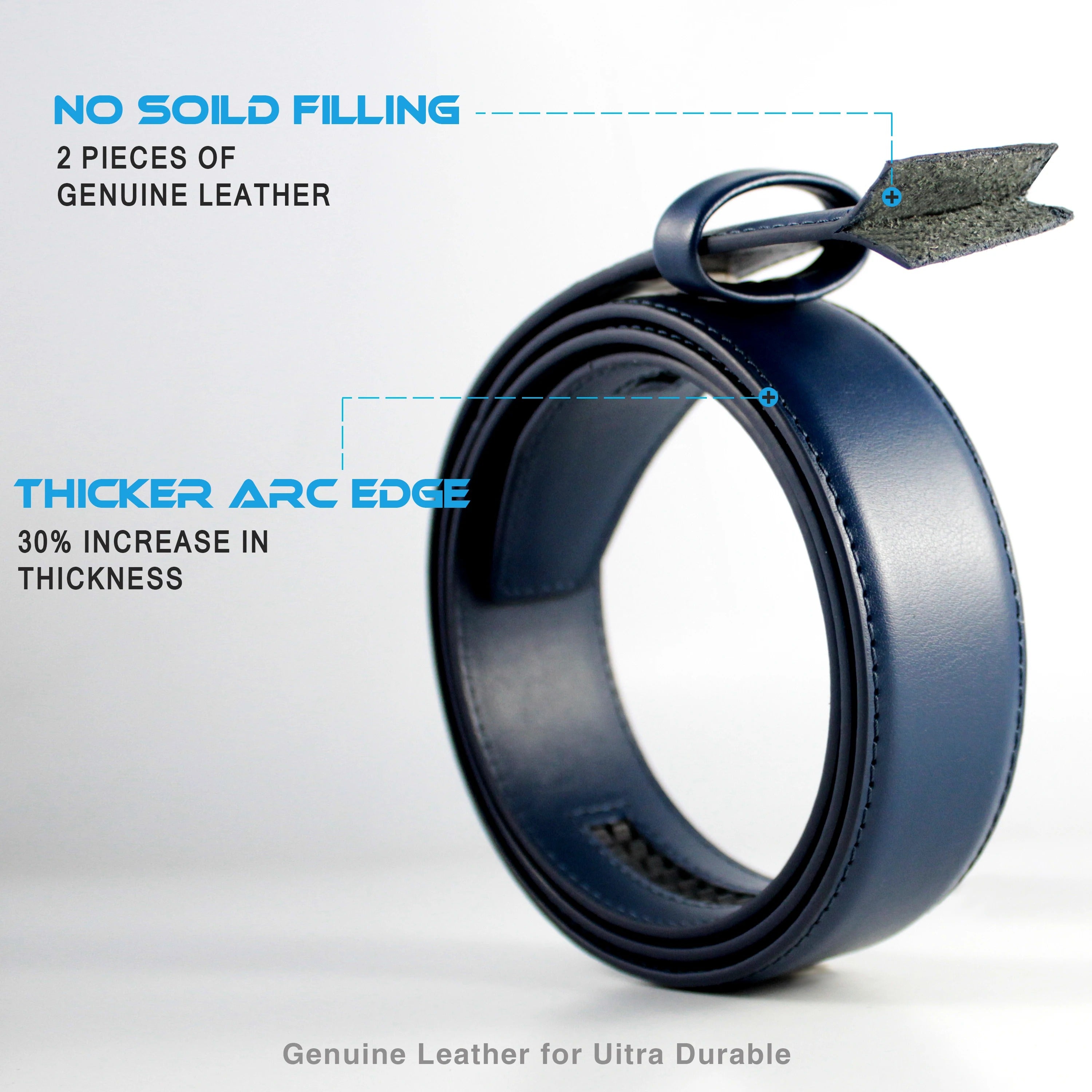 Buckle Brand High Quality Leather Belts for Men