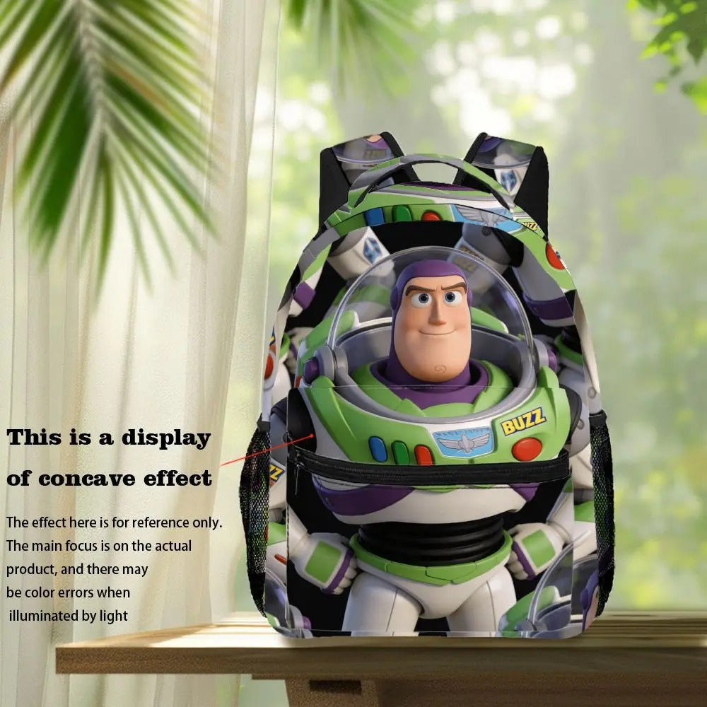 1PC Disney Toy Story Backpack with Zipper Closure Adjustable Straps
