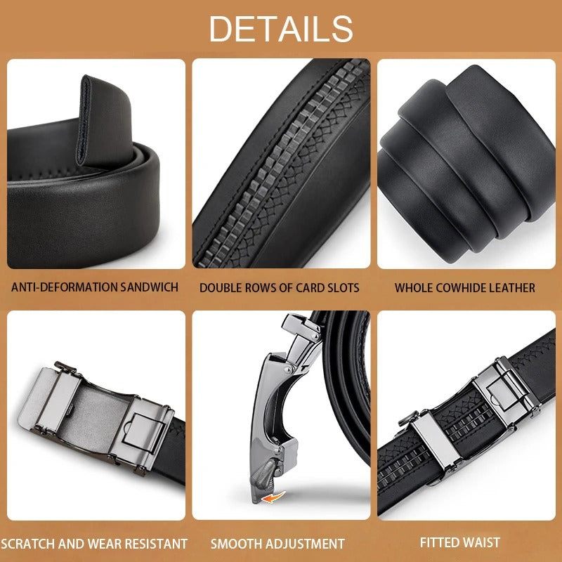 Adjustable Ratchet Belts Business Belt for Men