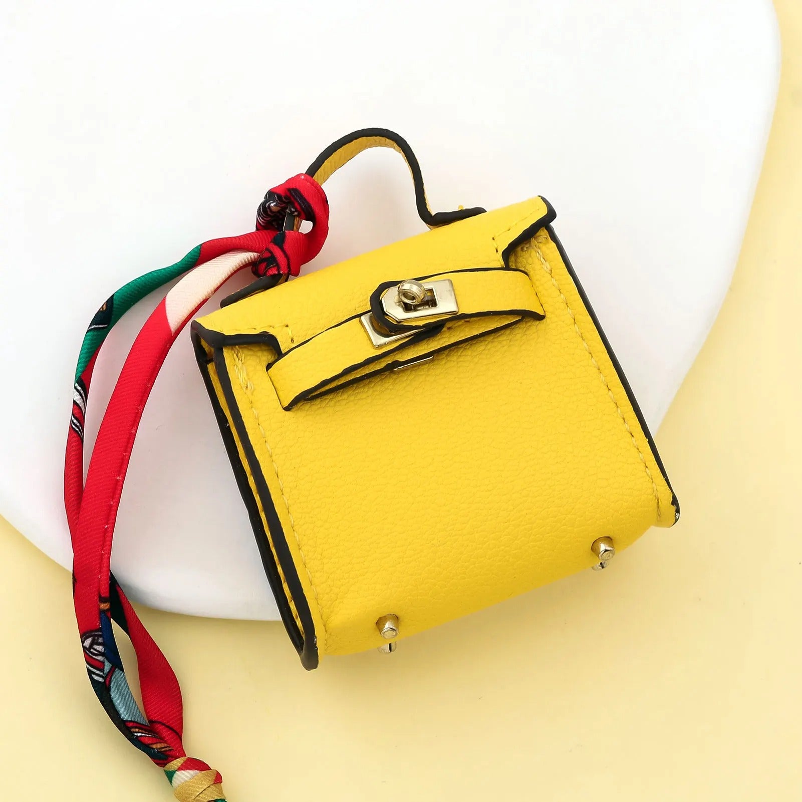 Hanging Ribbon Bag Charms Keychain for Women