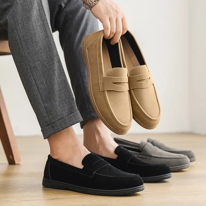 Men's Slip On Loafers Preppy Lightweight