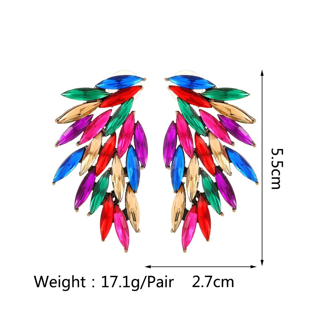 Crystal Stud Earrings For Women