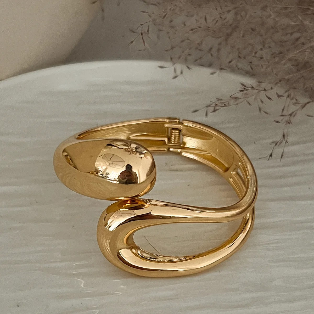 Open Cuff Twisted Bracelets Grunge Jewelry Men.